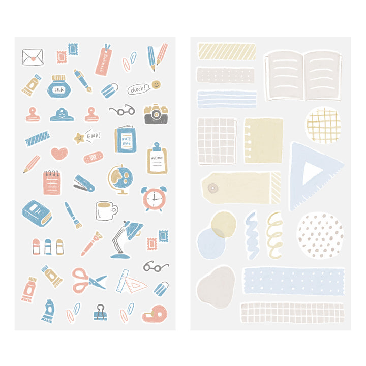 MIDORI - Colored Pencil Stickers - 2640 - Stationery