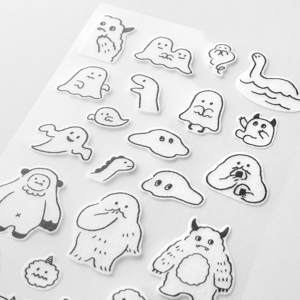 MIDORI - Monotone Stickers - 2643 - Monster