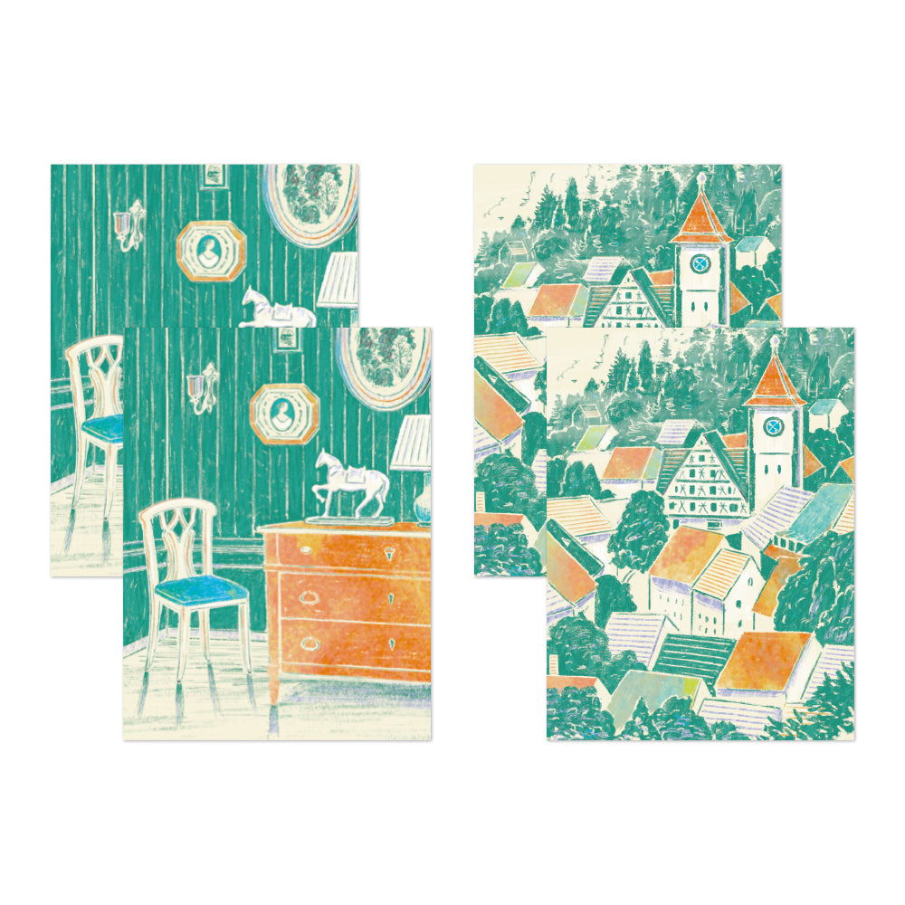 MIDORI - Nostalgic DECORATION STICKER - MIST GREEN