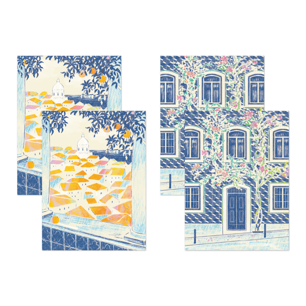 MIDORI - NOSTALGIC DECORATION STICKER - MIST BLUE