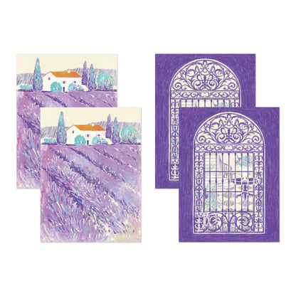 MIDORI - NOSTALGIC DECORATION STICKER - PURPLE