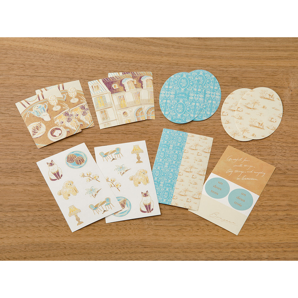 MIDORI - NOSTALGIC DECORATION STICKER - BEIGE