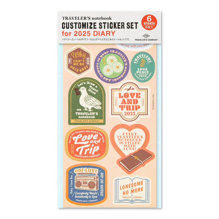 Traveler's Notebook - 2025 Sticker Set