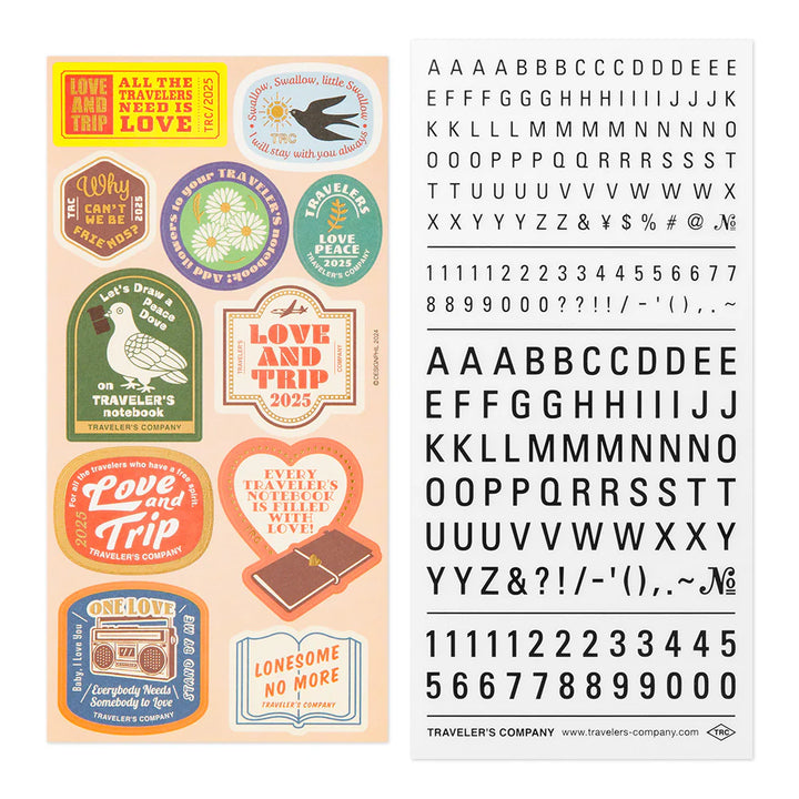 Traveler's Notebook - 2025 Sticker Set