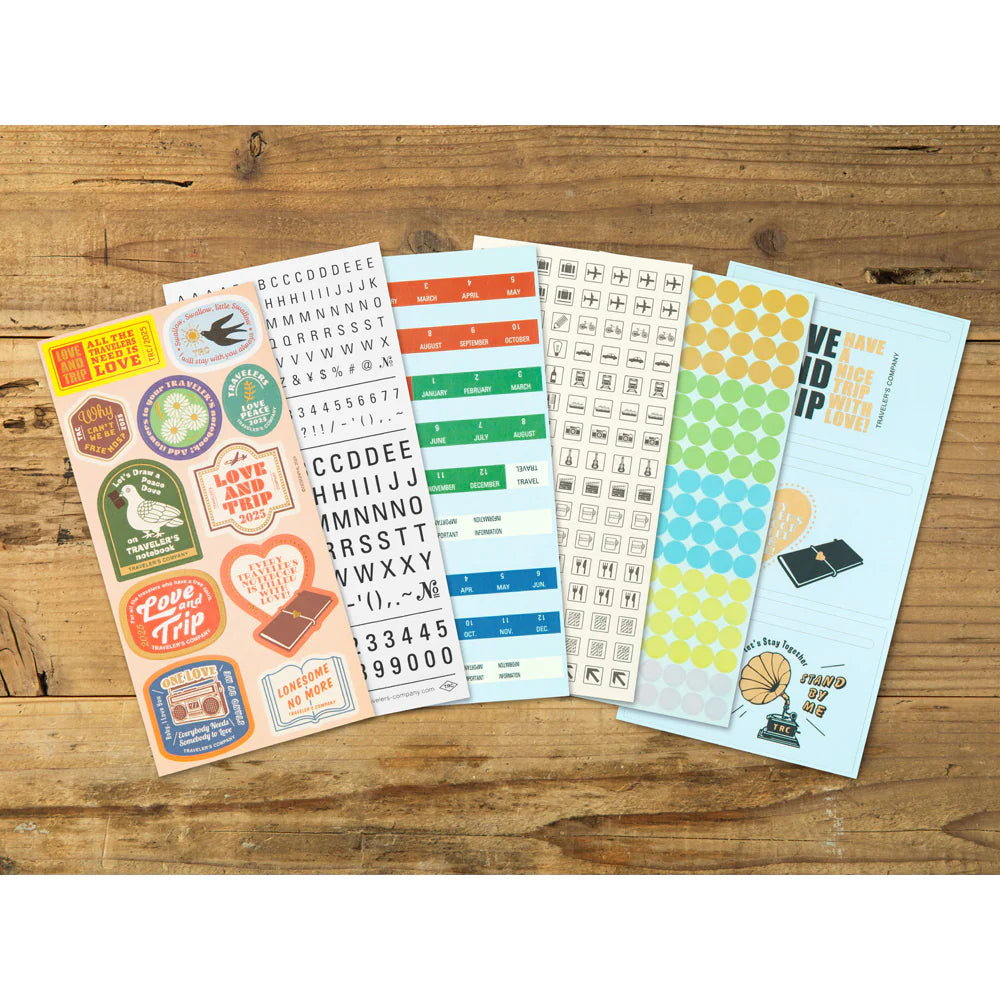 Traveler's Notebook - 2025 Sticker Set