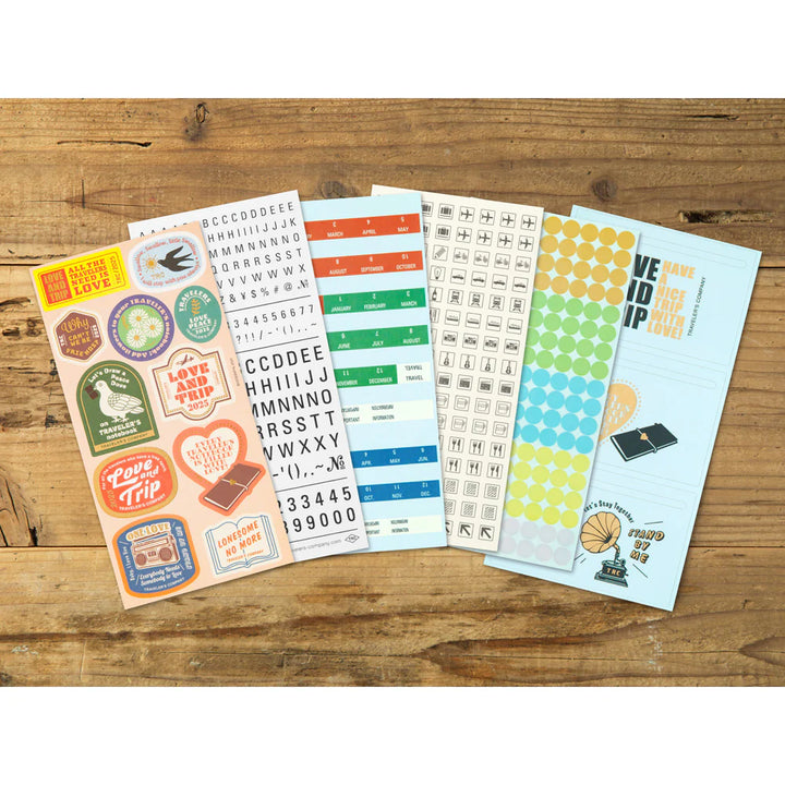 Traveler's Notebook - 2025 Sticker Set