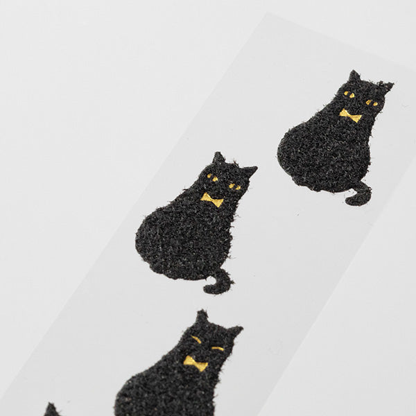 Midori - Mini Letter Set With Stickers - Black Cat