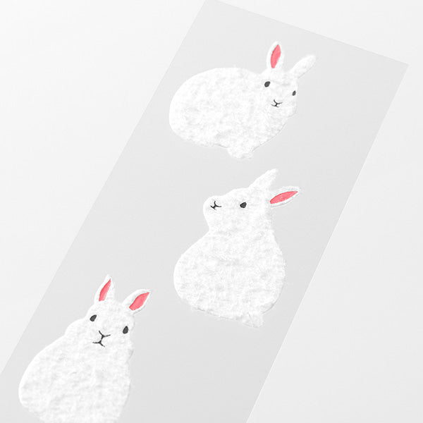 Midori - Mini Letter Set With Stickers - Rabbit A