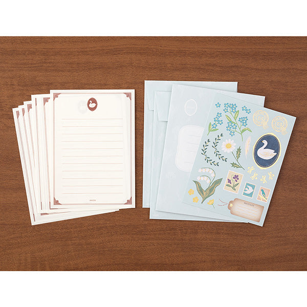 Midori - Letter Set - Collage - Bird