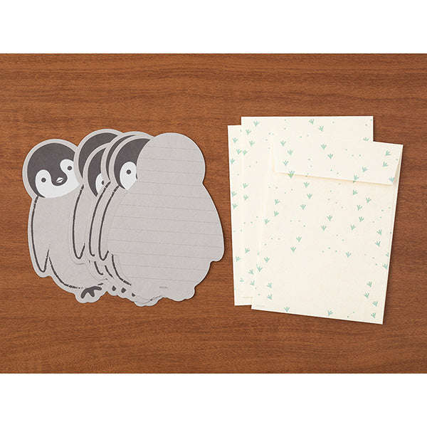 Midori - Letter Set - Die-cut - Penguin