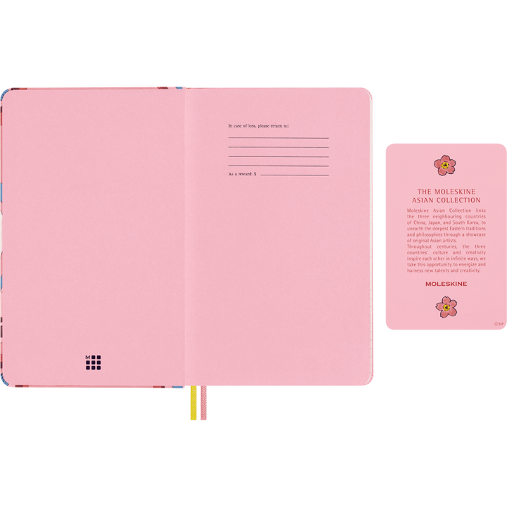 Moleskine - Sakura Undated Weekly Notebook Diary/Planner - Momoko Sakura - Hardcover - Large (13x21cm - 5x8.25in)