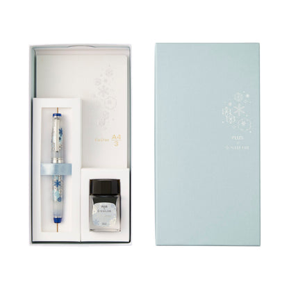 SAILOR PEN - Pro Gear Slim 14k Gold Fountain Pen - Sailor x PLUS Limited Edition - First Snow - Buchan's Kerrisdale Stationery Store