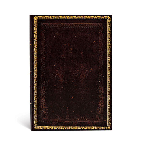 Paperblanks - Hardcover Journal - Black Moroccan - Midi