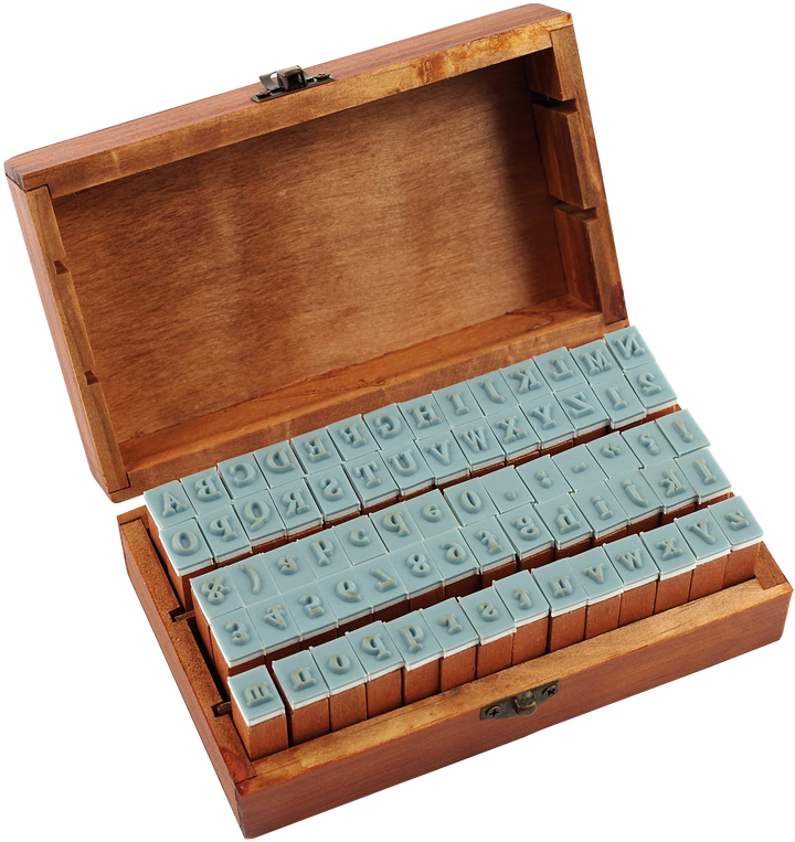 LETTERPRESS STAMP SET