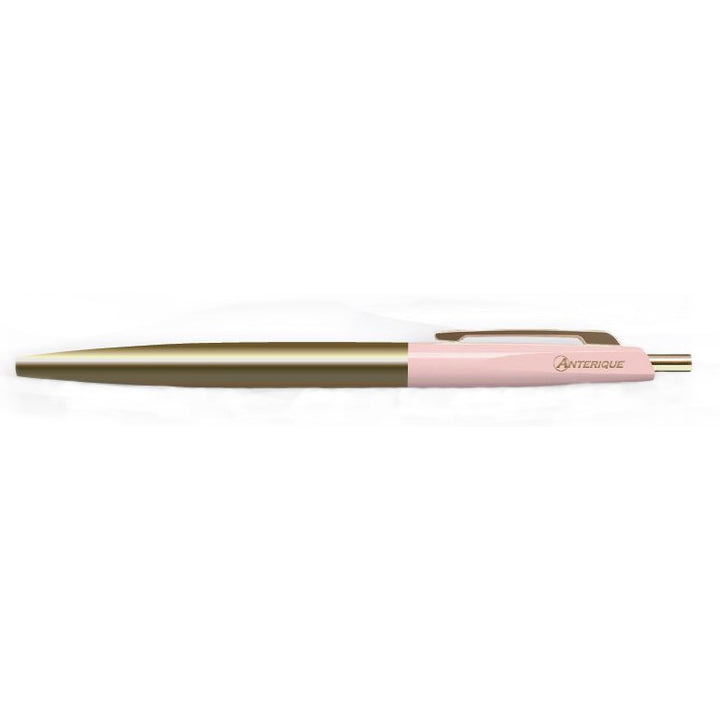 Anterique Fancy Brass Ballpoint Pen Peach Pink