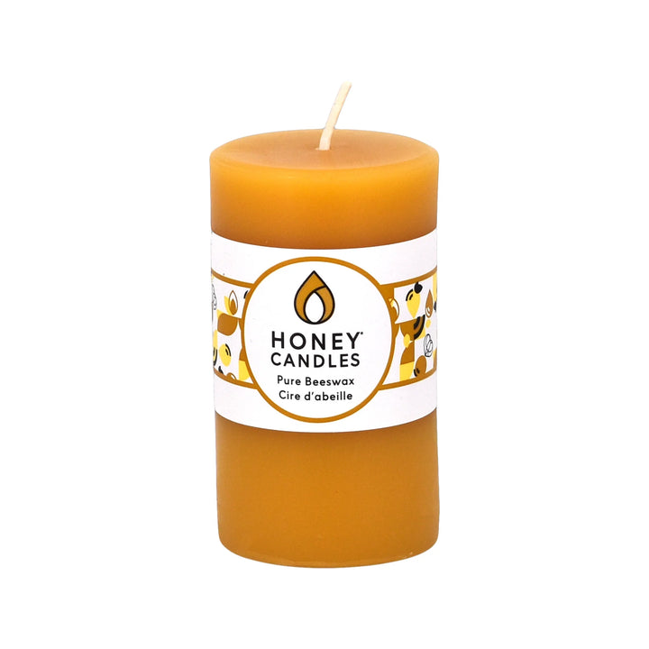 Honey Candles - Beeswax 3.25" - Small Pillar