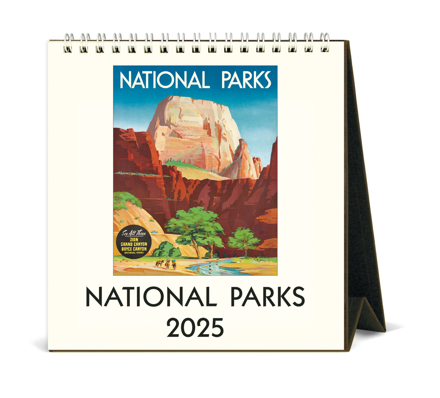 Cavallini & Co - 2025 Desk Calendars - National Parks