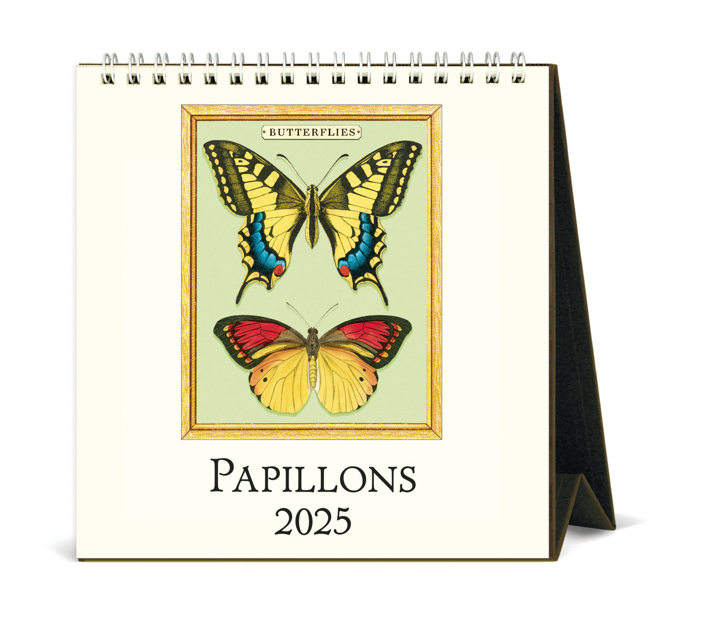 CAVALLINI PAPERS & CO - 2025 DESK CALENDAR - PAPILLONS