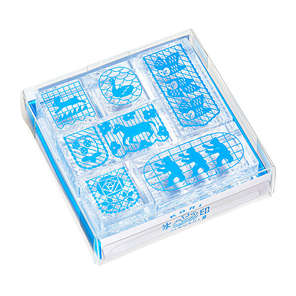 KORI JIRUSHI - 6 Pcs Stamp Set - Flag