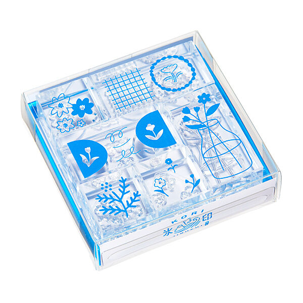 KORI JIRUSHI - 6 Pcs Stamp Set - Flowers