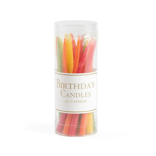 Caspari - Birthday Candles - Pack of 20 - Tutti Frutti