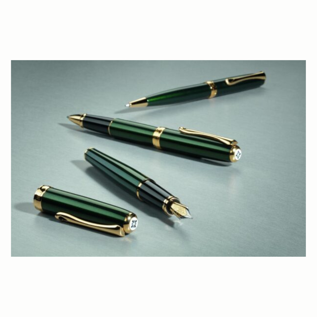 Diplomat - Excellence A2 Fountain Pen - Evergreen Gold