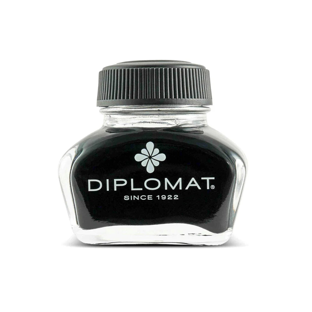 Diplomat - 30ml Glass Ink Bottle - Black