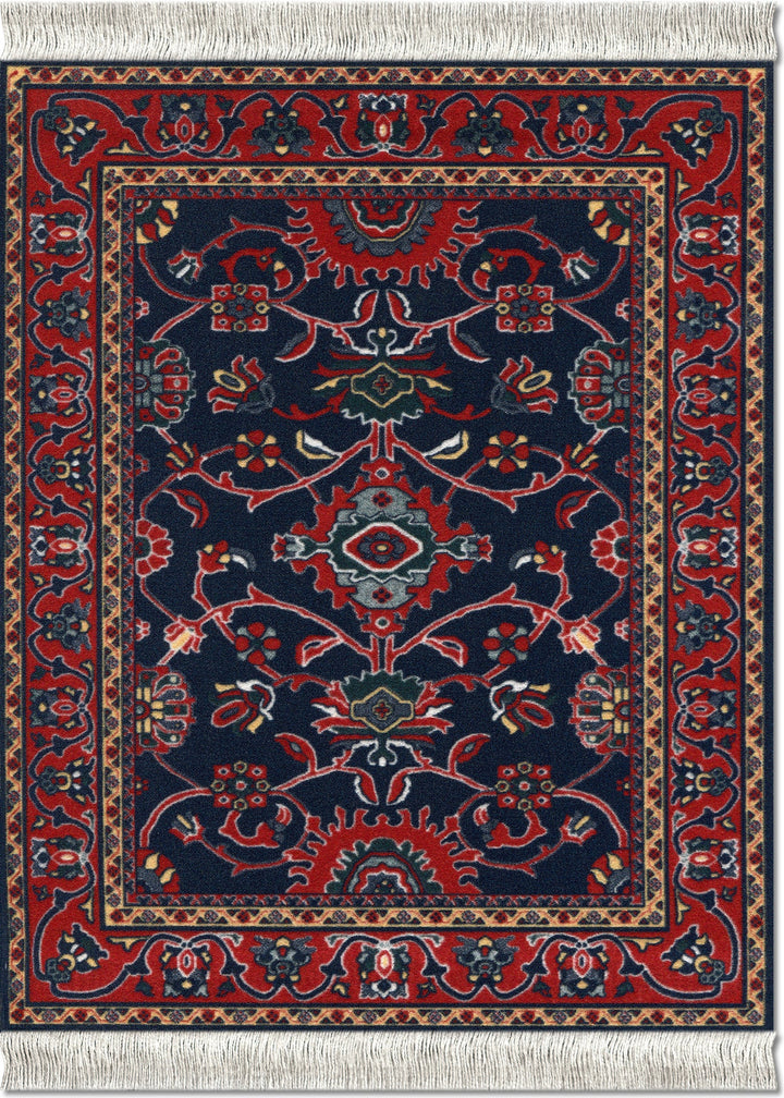 FIBERLOK - Mouse Rug "Deep Blue Bergamo"