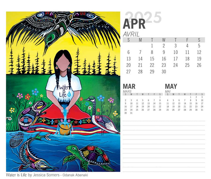 Indigenous Collection - 2025 Desk Calendar