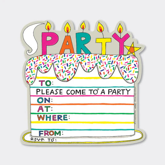 Rachel Ellen Designs - Party Invitations - 8 Pack