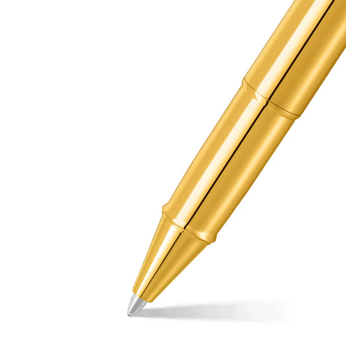 SHEAFFER - 100 GLOSSY PVD ROLLERBALL - GOLD/GOLD-TRIM