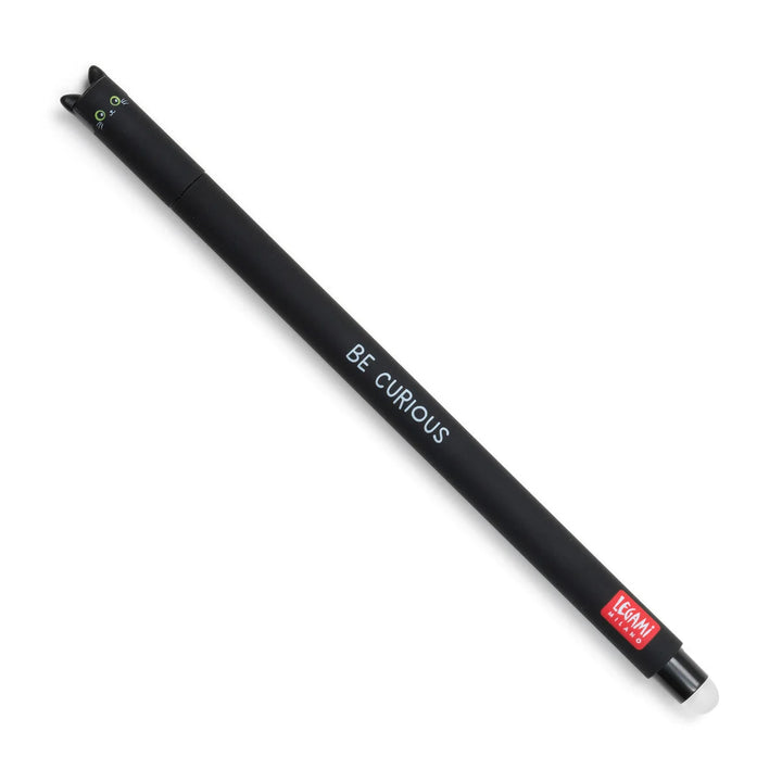 Legami - Erasable Gel Pen - Black Cat