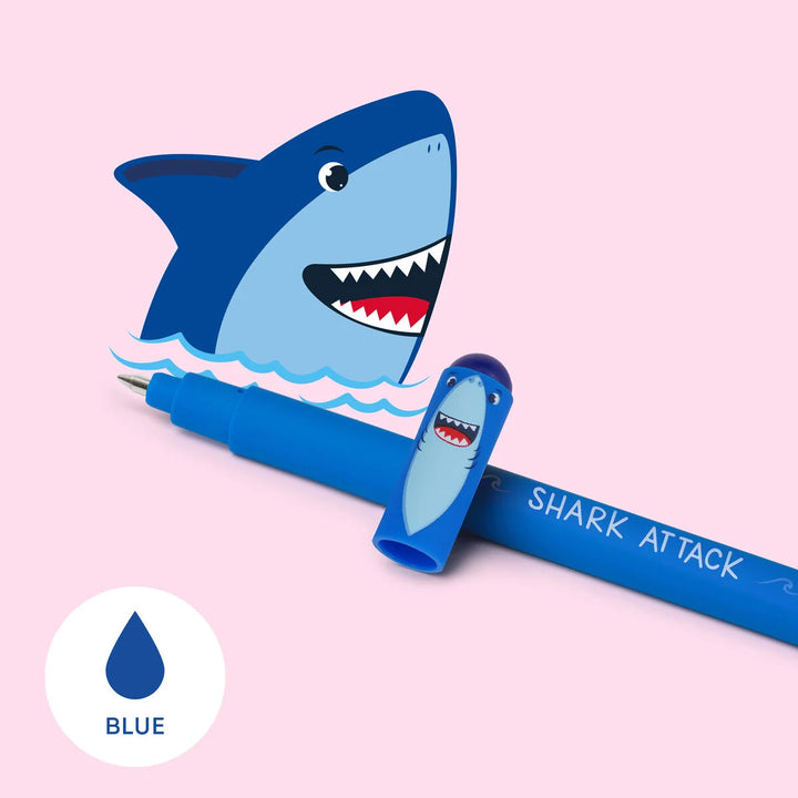 Legami - Erasable Gel Pen - Shark