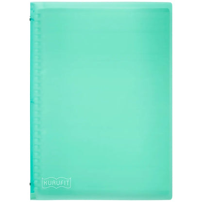 buy japanese stationery in vancouver canada and usa - MARUMAN - Kurufit Binder - B5 Size 26 Holes - Light Blue