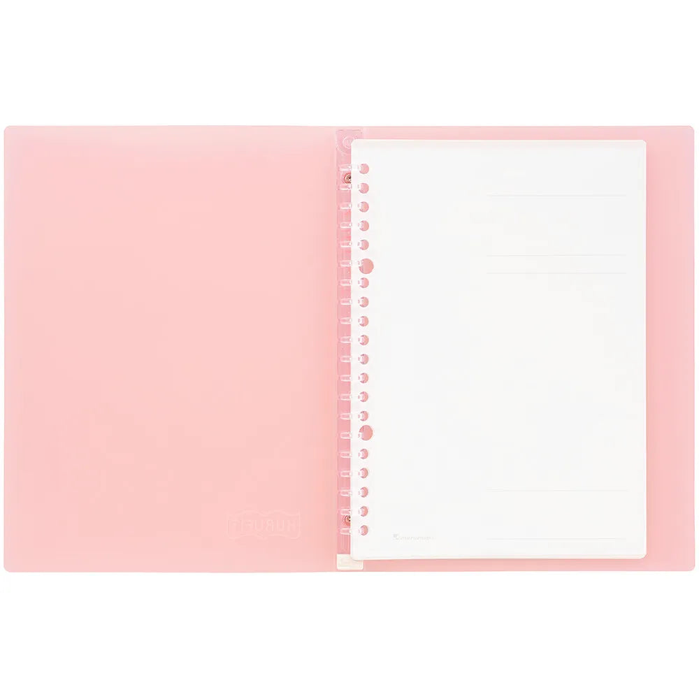 MARUMAN - Kurufit Binder - A5 Size 20 Holes - Clear/Light Blue