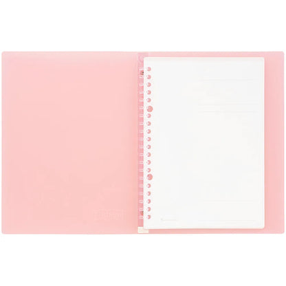 MARUMAN - Kurufit Binder - A5 Size 20 Holes - Clear/Light Blue