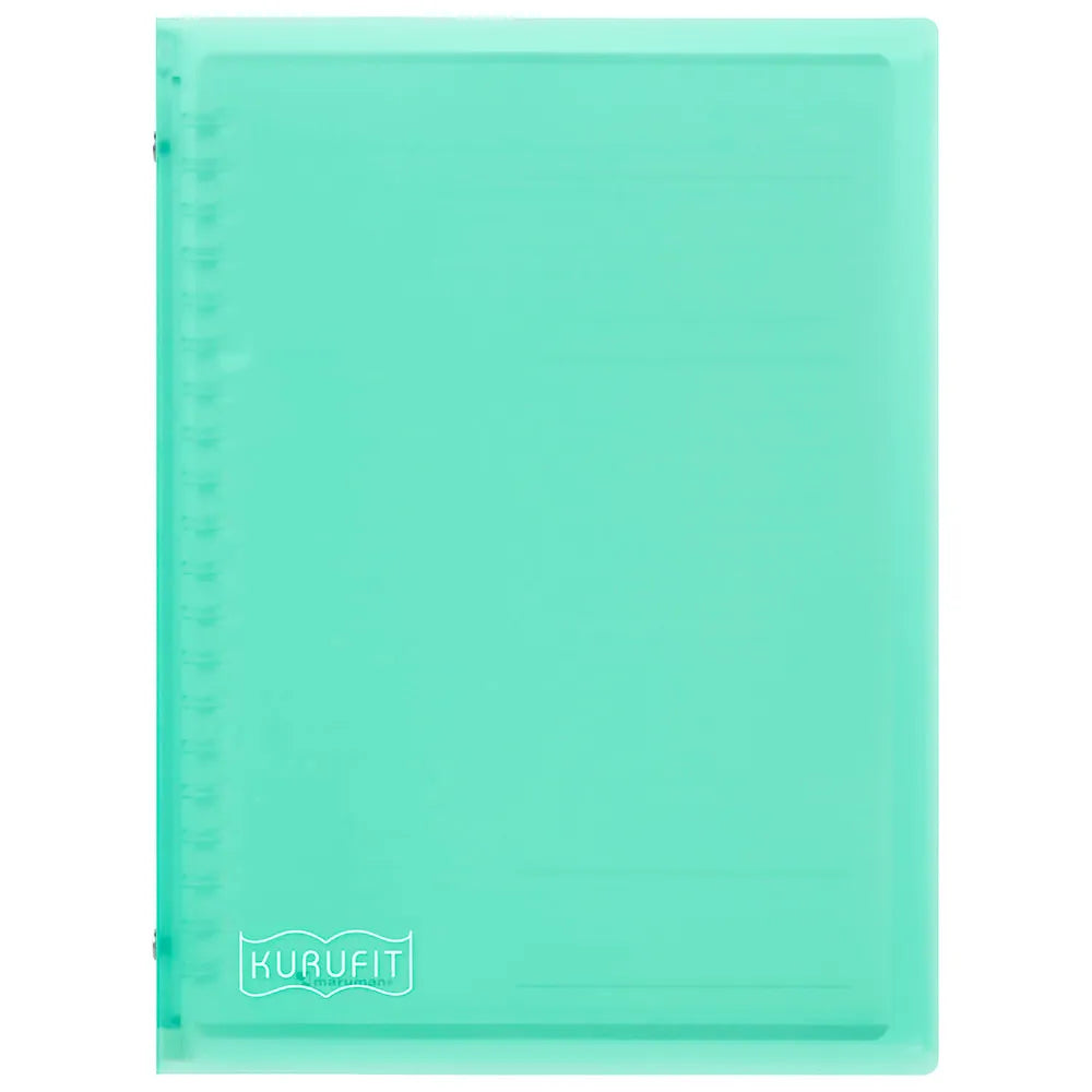 MARUMAN - Kurufit Binder - A5 Size 20 Holes - Clear/Light Blue