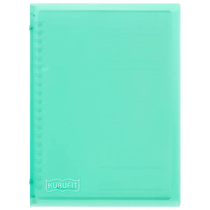 MARUMAN - Kurufit Binder - A5 Size 20 Holes - Clear/Light Blue