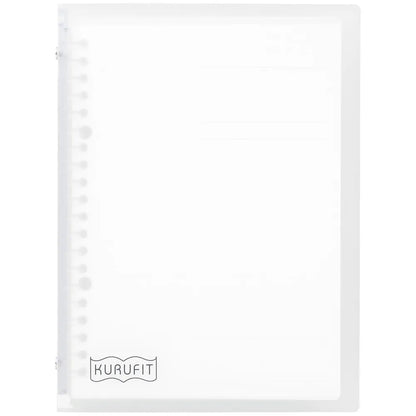 MARUMAN - Kurufit Binder - A5 Size 20 Holes - Clear/Light Blue