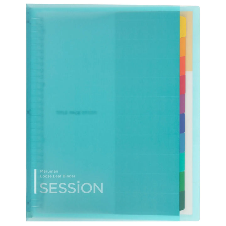 buy japanese stationery in vancouver canada -MARUMAN - SESSiON Binder - A4 Size 30 Holes - Light Blue