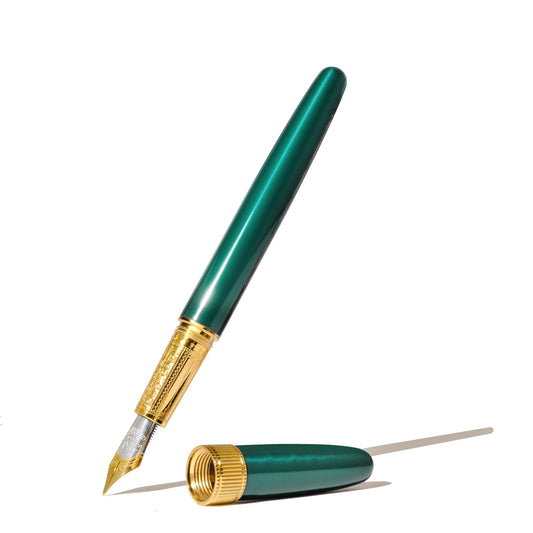 Ferris Wheel Press - The Joule Fountain Pen - Engravers Teal