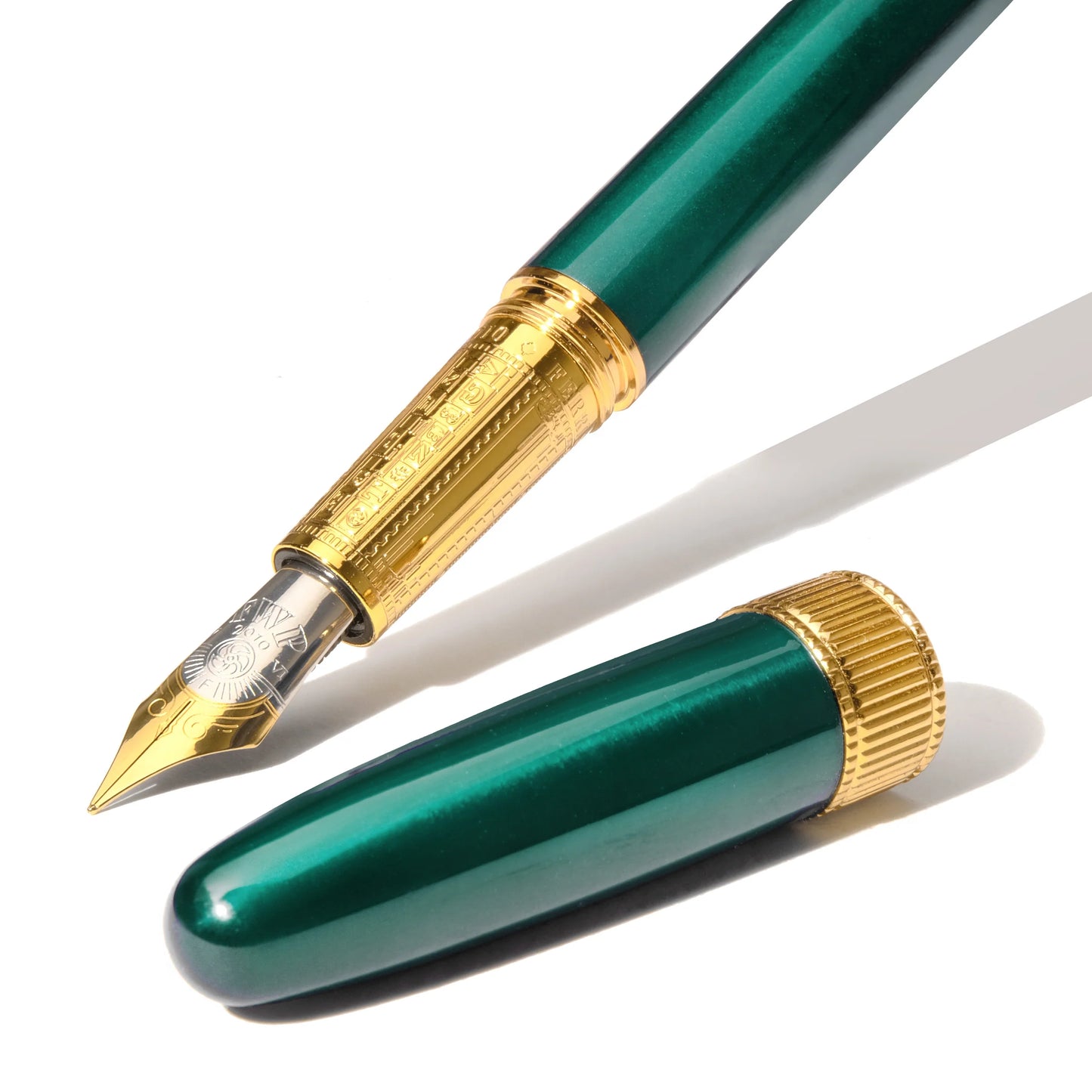 Ferris Wheel Press - The Joule Fountain Pen - Engravers Teal