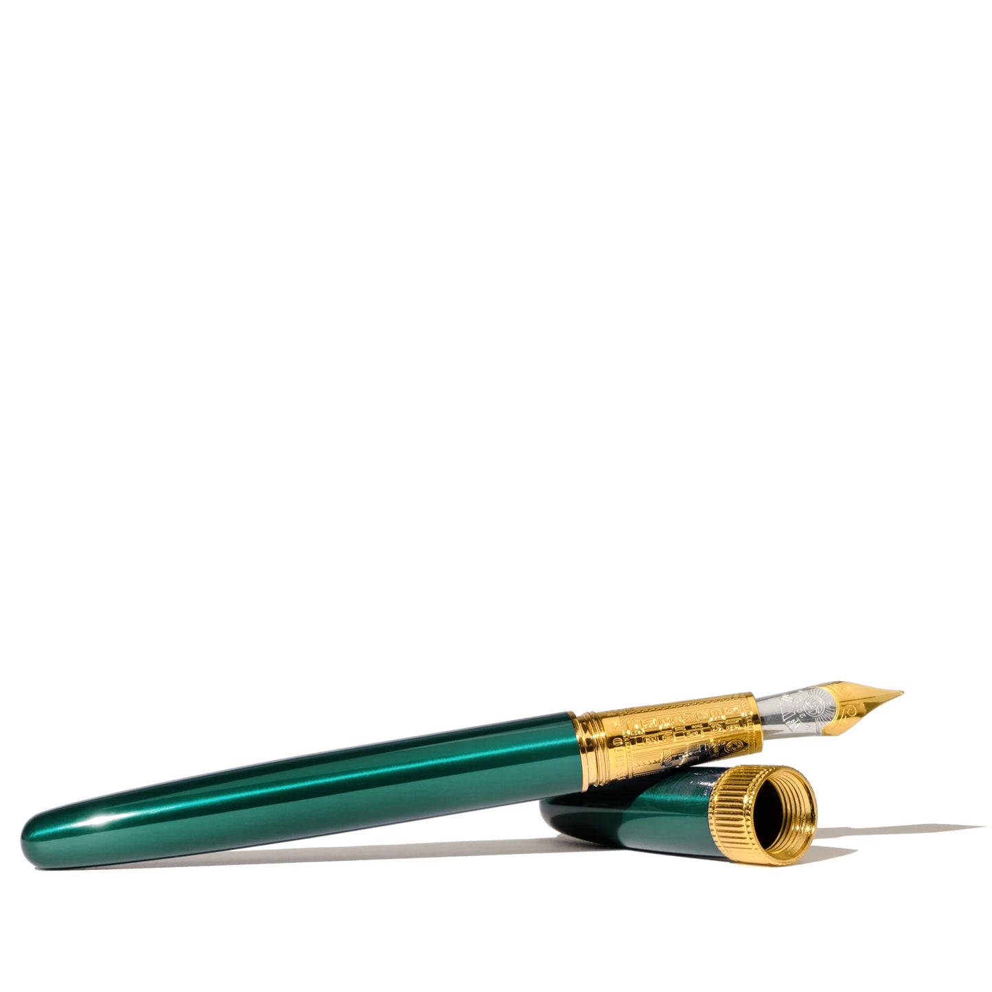 Ferris Wheel Press - The Joule Fountain Pen - Engravers Teal