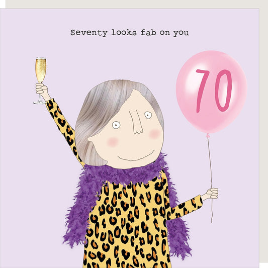 Rosie Made a Thing - 50th Birthday Card - Fab