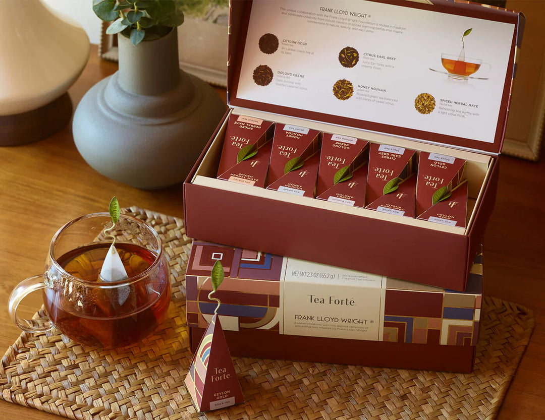 Tea Forte - Petite Presentation Box - Limited Edition Frank Lloyd Wright