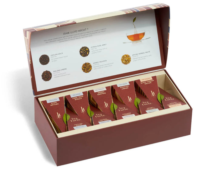 Tea Forte - Petite Presentation Box - Limited Edition Frank Lloyd Wright