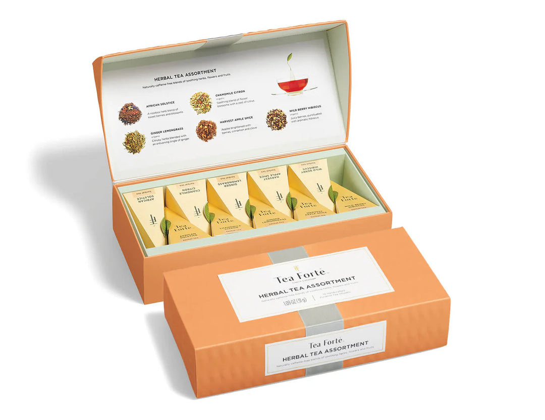 Tea Forte - Petite Presentation Box - Herbal Tea Assortment