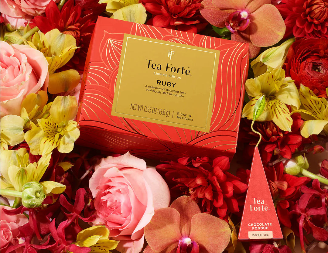 Tea Forte - Ruby - Petite Presentation Box - Limited Edition