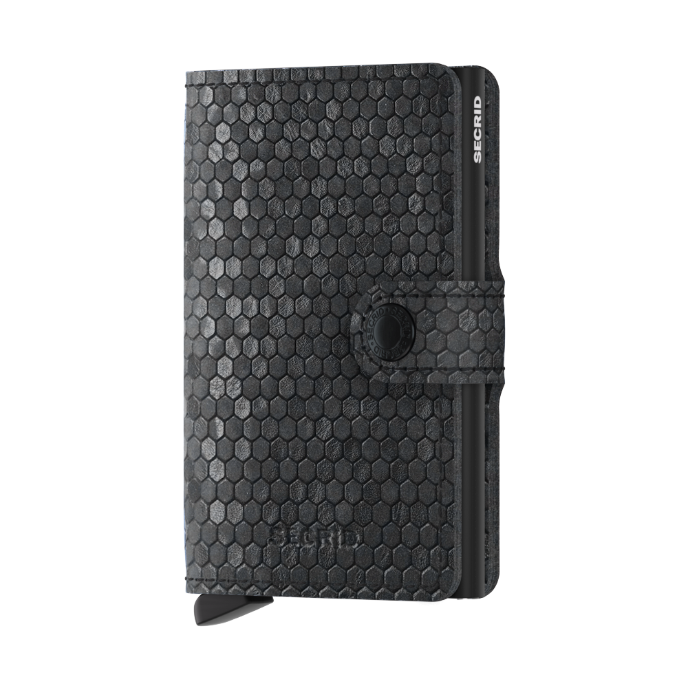 SECRID - MINIWALLET - HEXAGON BLACK