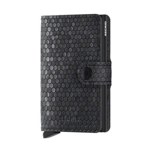 SECRID - MINIWALLET - HEXAGON BLACK